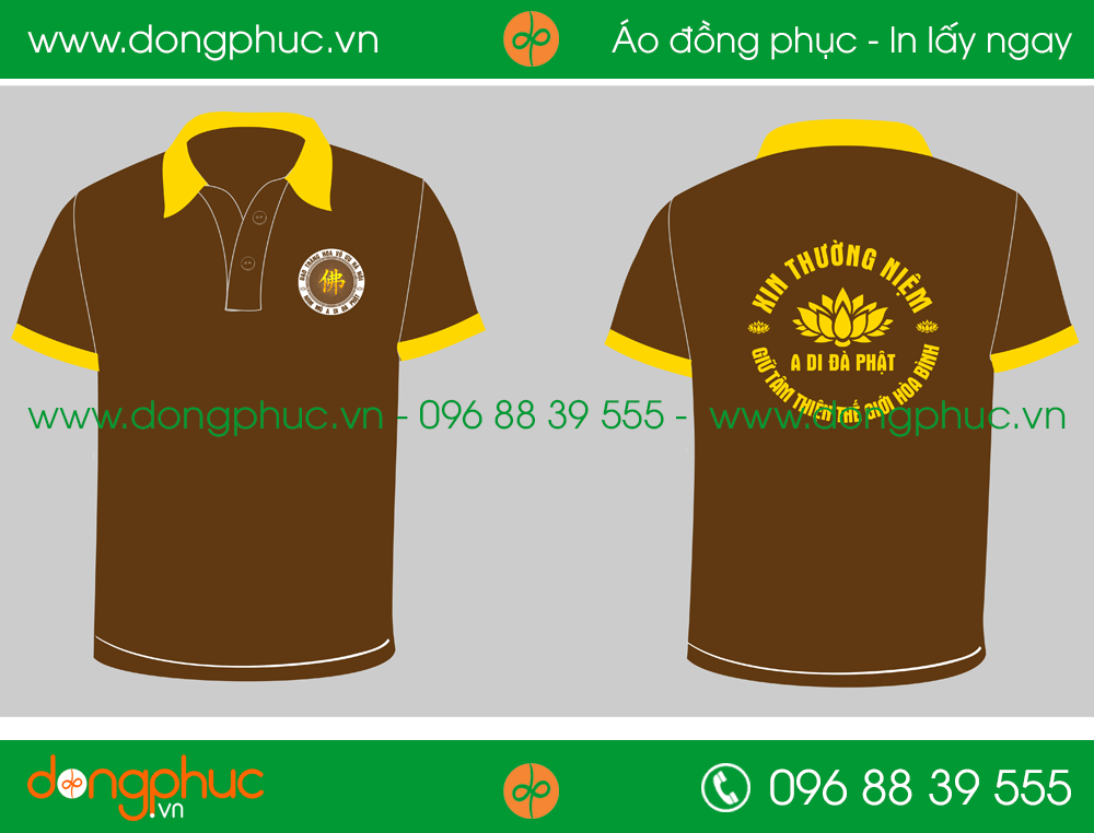 Áo phông đồng phục nhà chùa